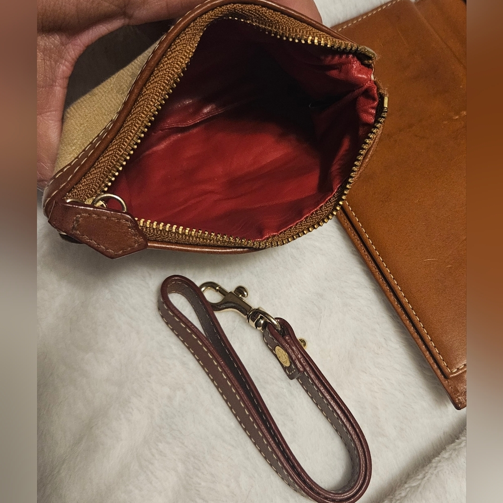 Dooney & Bourke Checkbook Wallet & Coin Wristlet Clutch - Picture 5 of 5